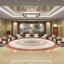 VIP reception conference sofa fabric single seat leather government office living room business district tea table combination