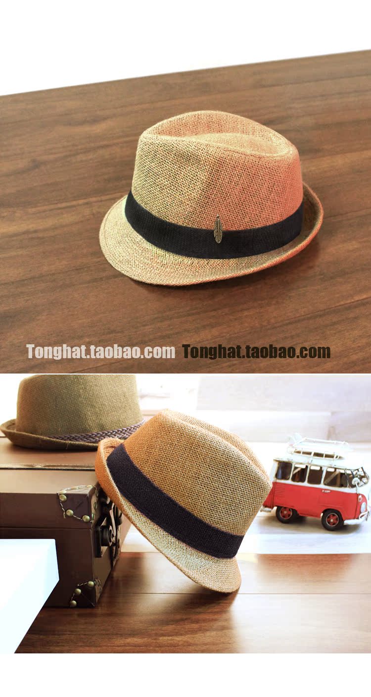 Chapeau pour homme dôme en lin - Ref 1925874 Image 16