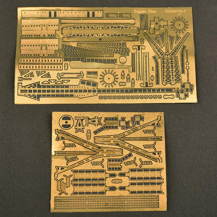 SSMODEL SS350115 1350 US Arizona-class battleship ship model retrofit etched sheet