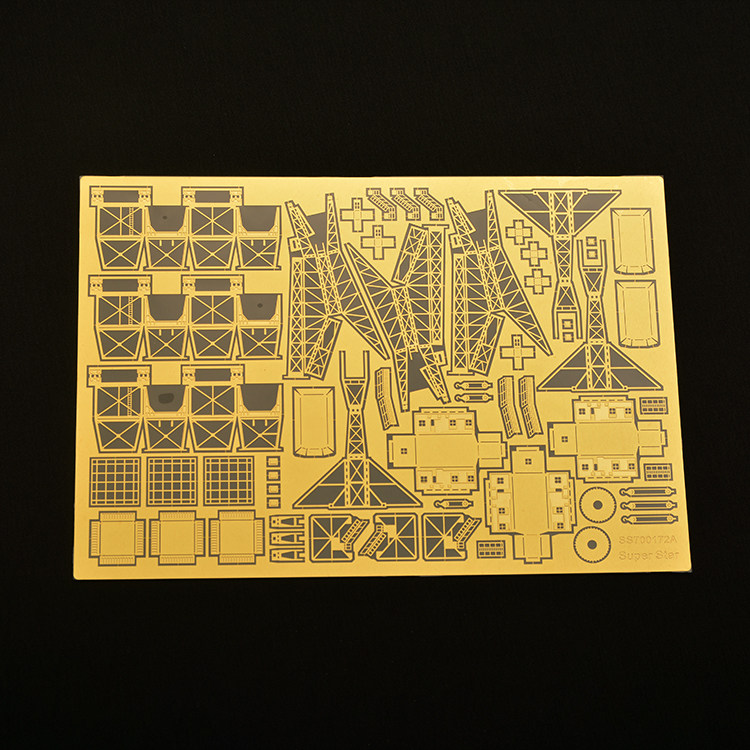 SSMODEL SS700172 1700 US Navy 25 ton cranes three-seat ship mold retrofit etched sheet