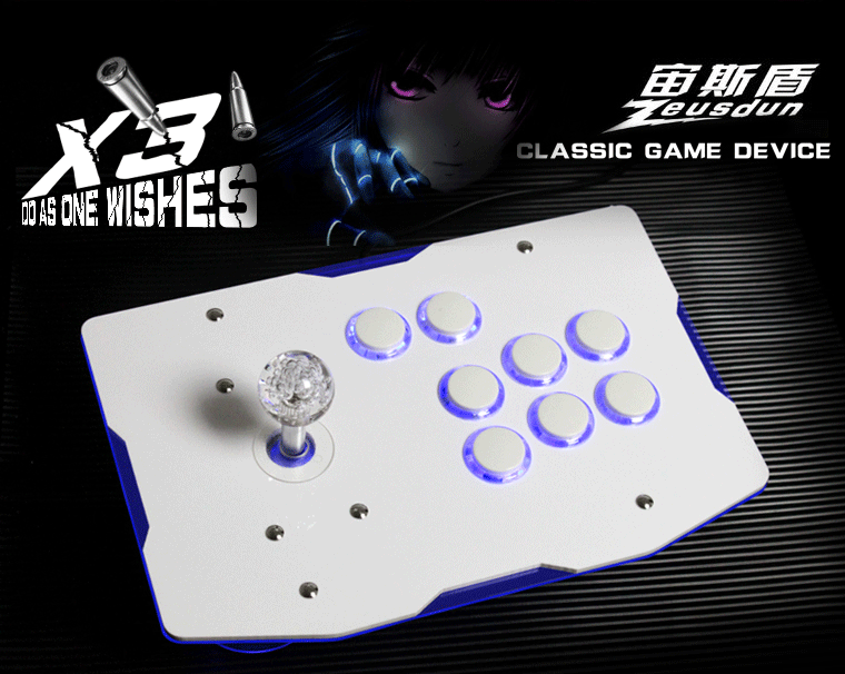 RS mô hình không có sự chậm trễ trò chơi máy tính arcade rocker ba và 9798 USB chiến đấu điều khiển xử lý Aegis tay cầm dualshock 4
