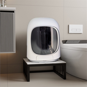 Bathroom Shelf Bear-Shaped Stone Mini Underwear Washing Machine Storage Small Table Bathroom Balcony Shelf Base Stand