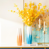 Net red minimalist ceramic vase Water raising Nordic modern creative home Living room table Dry flower flower arrangement Decorative Pendulum