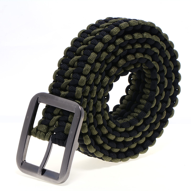 Battle Wolf 2 Outdoor Military Gauge 550 Umbrella Rope Belt Buckle Tactical Courting 7 Core Umbrella Rope Strap Handwoven Male Outdoor