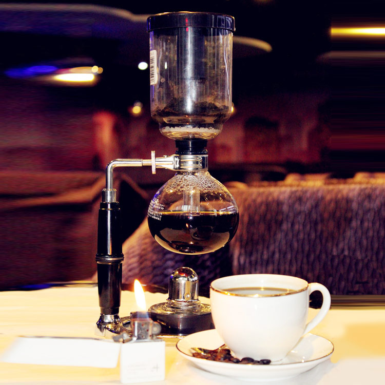 Siphon nồi đối lưu lò siphon cà phê nồi đặt đèn halogen sưởi ấm bếp điện hướng dẫn sử dụng máy pha cà phê nhà - Cà phê dụng cụ pha cà phê