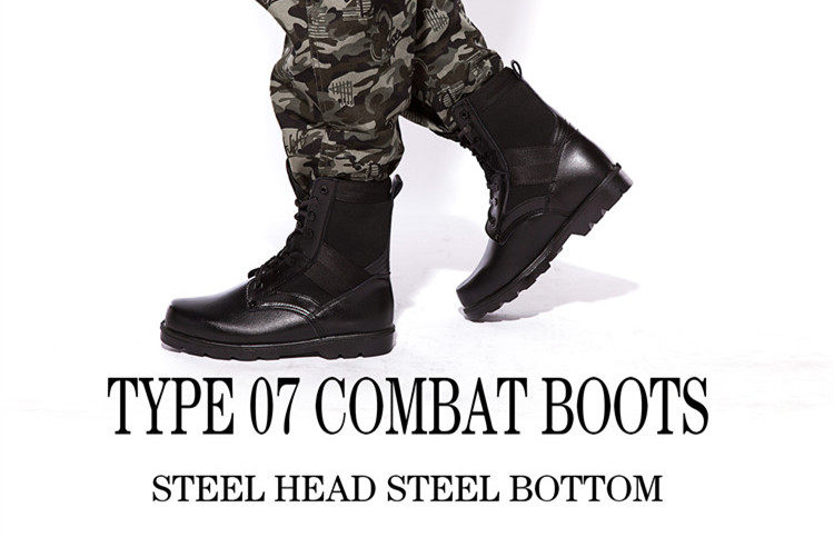 Bottes militaires pour homme - dérapage - Ref 1398582 Image 17