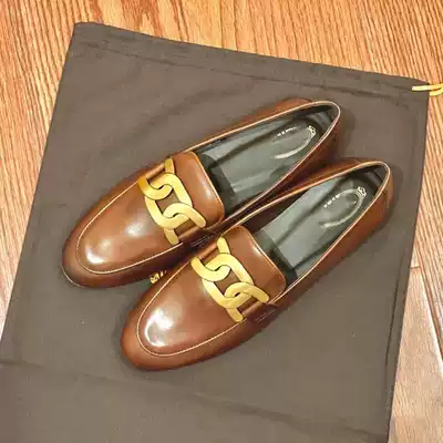 The correct letter full set of packaging black round head autumn flat heel flat shoes