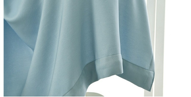 Rèm vải bông Bắc Âu hiện đại tối giản rèm cửa phòng khách phòng ngủ cửa sổ bay màu rắn rèm vải thành phẩm - Phụ kiện rèm cửa khung treo rèm cửa sổ