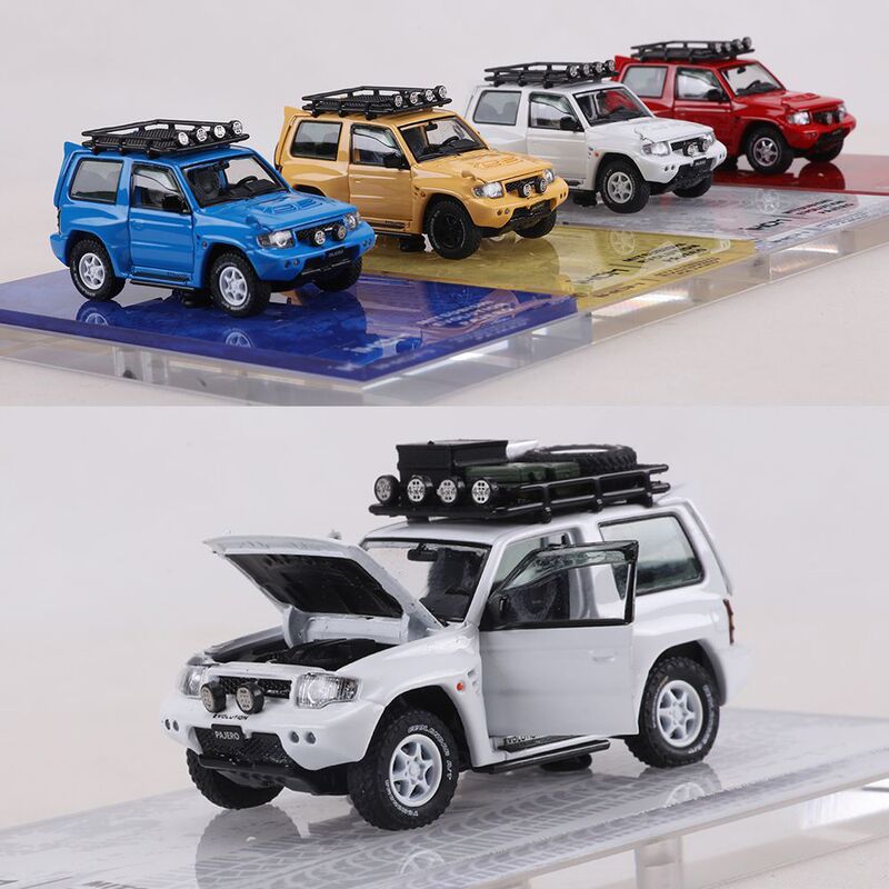 Ihcm 1:64 Mitsubishi Pajero Evo V55 Alloy Full-Open Door Off-Road Vehicle Model Collection Ihcm 1:64 Mitsubishi Pajero Evo V55 Alloy Full-Open Door Off-Road Vehicle Model Collection