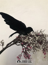 Simulation black feather swallow shooting props bird cage decoration fake bird props garden decoration wing swallow model