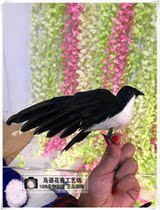 Simulation swallows winged swallows animal model kindergarten ornaments swiftlet feather swallows feather swallow film and television shooting props