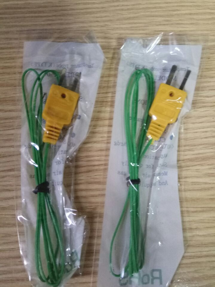 Taiwan's Taissee K type thermocouple line TP-K01 bead-like punctual thermometric 280-degree thermocouple wire temperature meter monitor