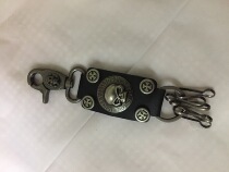 Harley keychain punk skull keychain Harley key ring punk key ring