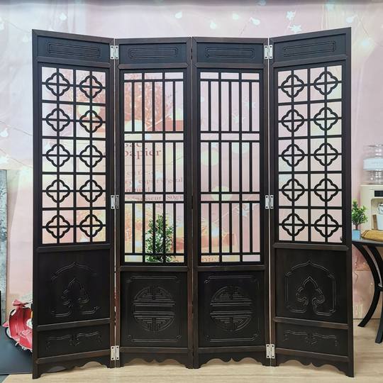 BJD/SD娃娃3分叔古风拍摄背景复古回型屏风隔断娃屋家具装饰配件