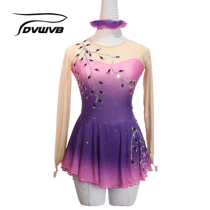 Ice dance genie customized figure skating clothing figure skating performance Childrens adult female dress D396