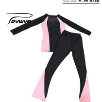 Ice dance elves custom figure skating costumes figure skating children adult womens training uniform d896