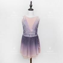 Ice dance genie customized figure skating clothing figure skating performance Childrens adult female dress D240