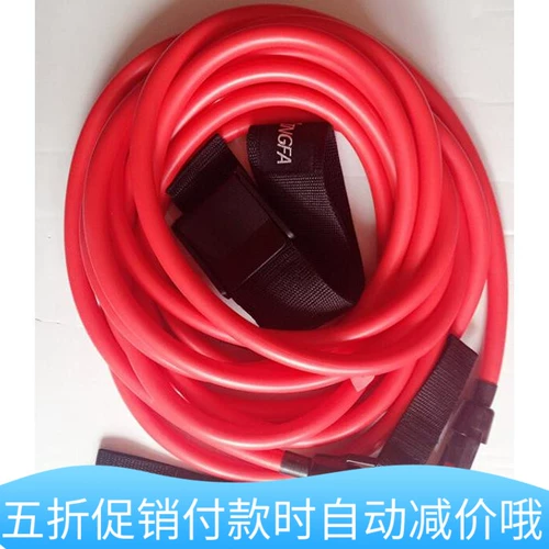 Силиконовая практика для плавания на шнурке, 4м, 7.5м