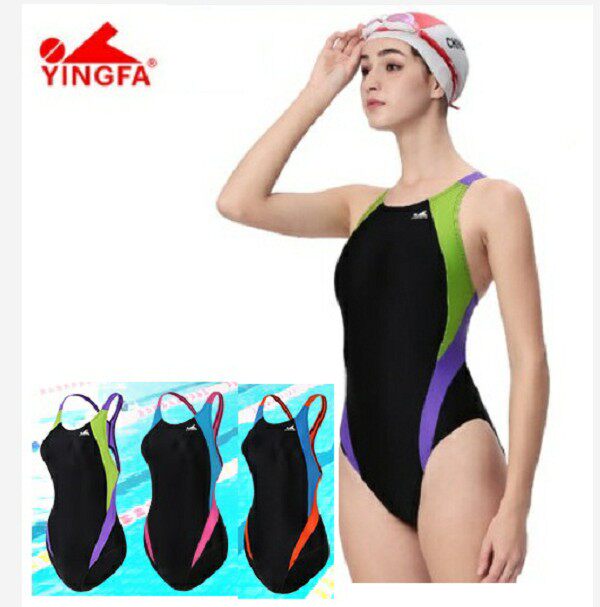 English Fat 976 Triangle Lieven body Competition Professional female swimwear Children Adult increase code No chest cushion