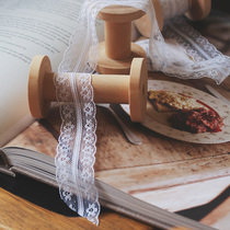 Japanese flower lace belt zakka wind ins Net red room decorations pose photo photo background props