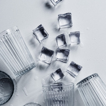 ins Wind photo props acrylic Simulation Ice Cube beverage fruit dessert pendulum background Net red food decoration