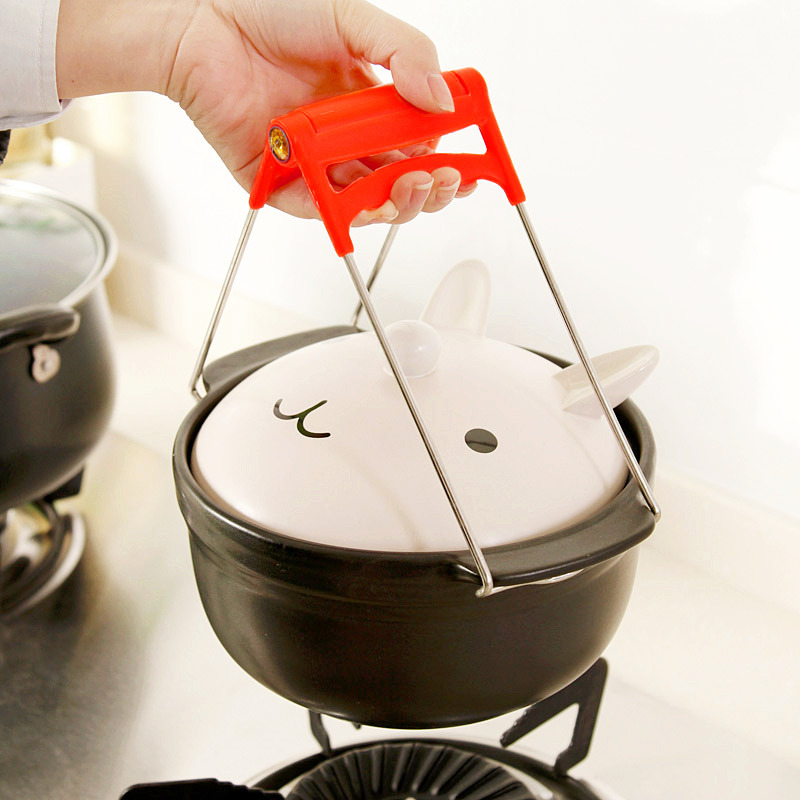 Clerk anti-smooth stainless steel multi-function pick bowl clip housekitchen tool to scratch dish dish clip dishwasher dishwasher dishwasher bowl