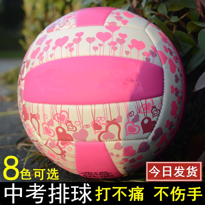 Volleyball high school entrance examination students special ball junior high school students training hard volleyball girls pink children's beach inflatable soft volleyball