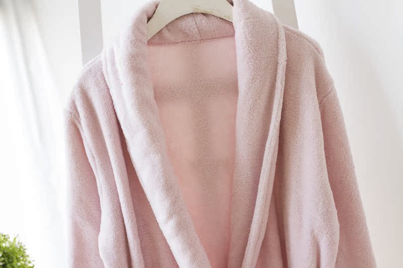Kích thước lớn của phụ nữ mùa thu và mùa đông mới áo ngủ nam cotton
