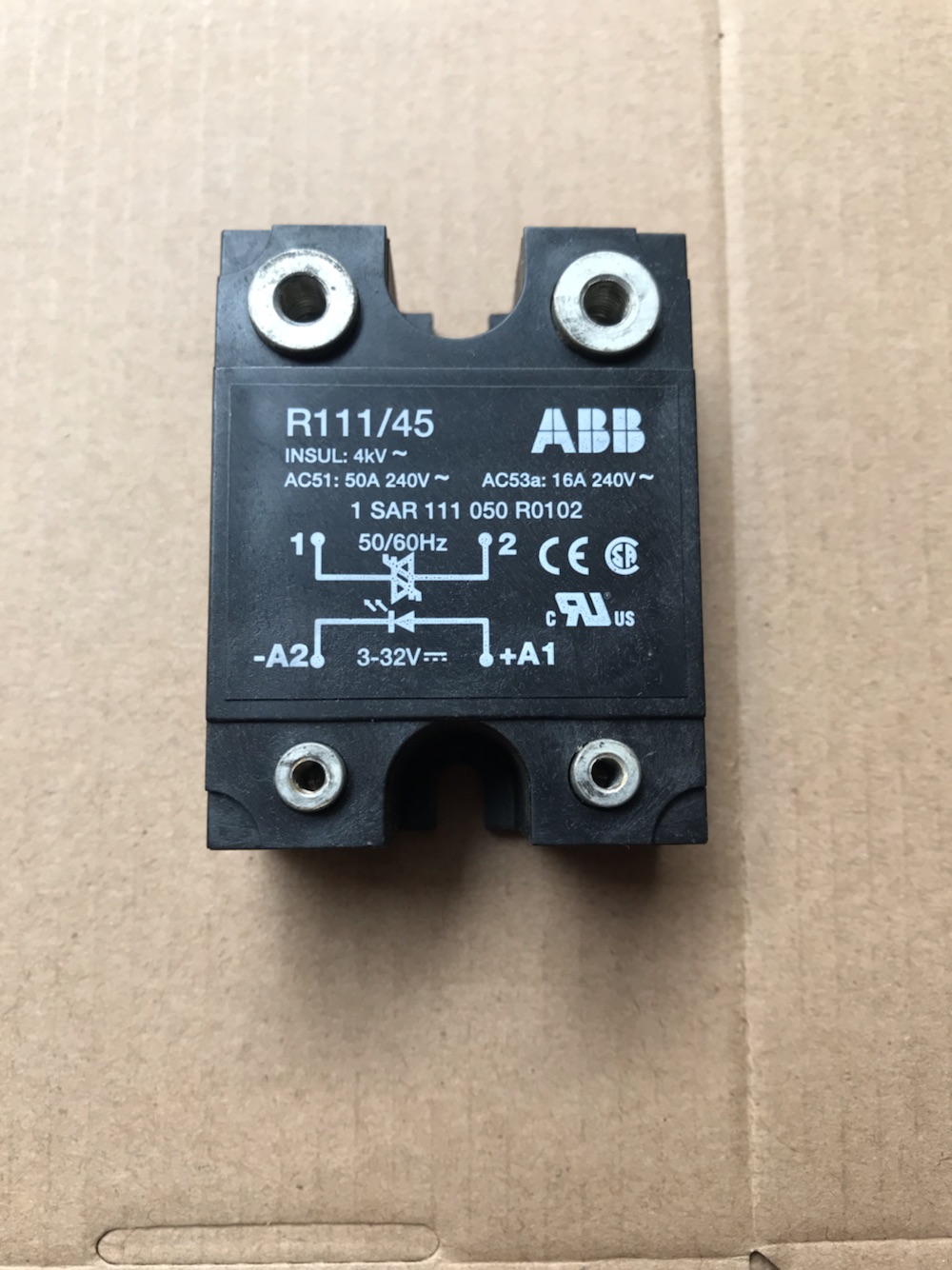 R111 45 German ABB solid state relay inquiry
