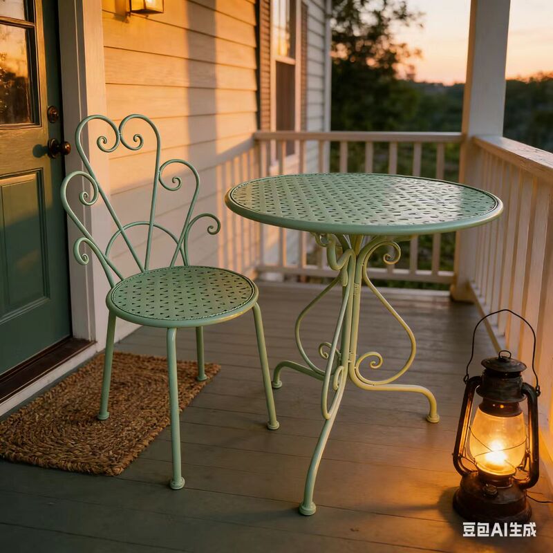 Coffee Leisure Terrace Tea Table and Chairs, European-Style Fourth-Generation Balcony Garden Table and Chairs Three-Piece Set, Simple Coffee Table Coffee Leisure Terrace Tea Table and Chairs, European-Style Fourth-Generation Balcony Garden Table and Chairs Three-Piece Set, Simple Coffee Table