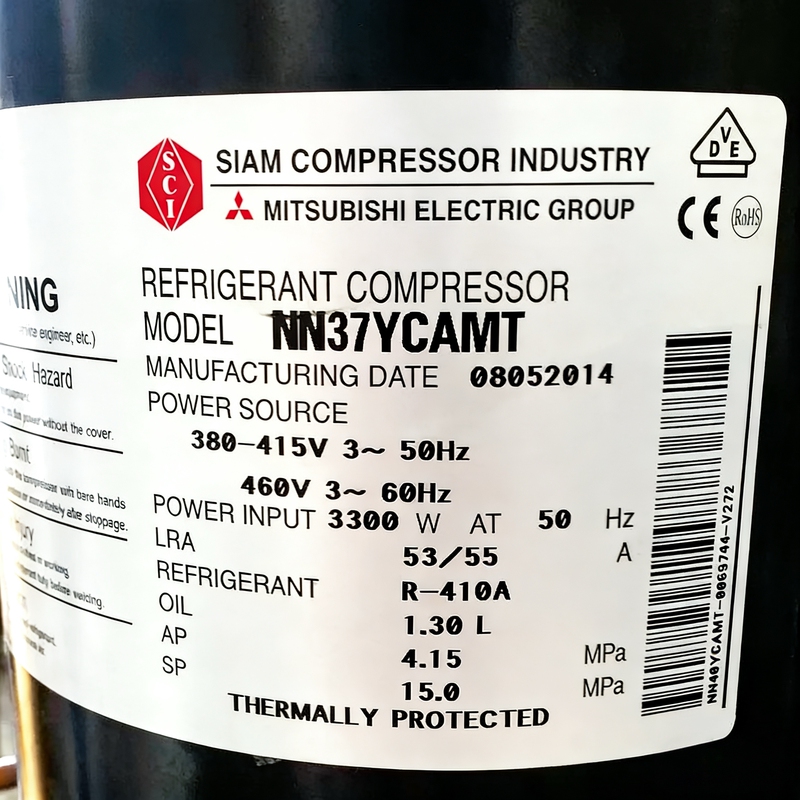 Air Conditioning Compressor Nn37Ycamt Nn21Ydamt Nn27Vbamt Nn29Ycamt Suitable for Mitsubishi Air Conditioning Compressor Nn37Ycamt Nn21Ydamt Nn27Vbamt Nn29Ycamt Suitable for Mitsubishi