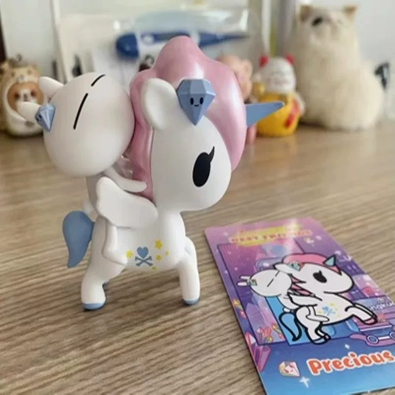 Кубок-голубка Tokidoki единороги кролик Sky совместный бокс слепой короб net красная ручная работа маленький тройной скейтборд бамбук стрекоза ракета
