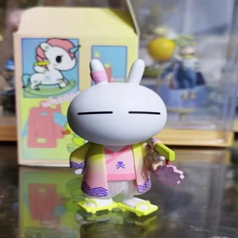 Кубок-голубка Tokidoki единороги кролик Sky совместный бокс слепой короб net красная ручная работа маленький тройной скейтборд бамбук стрекоза ракета