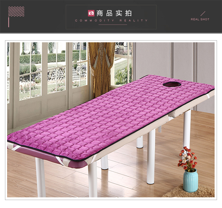 Beauty and pháp mát-xa nệm nệm skid ấm dày với lỗ thẩm mỹ viện futon nệm có thể được tùy chỉnh vận chuyển - Nệm đệm foam