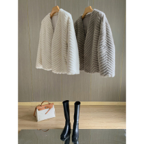 Slip mouth velvet whole Marten horizontal craft soft smooth mink fur coat women fashion