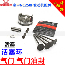 Zongshen NC250 engine piston valve oil seal accessories Pirates Bosser War Wolf Kvis Hengship