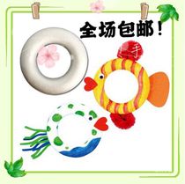 Factory direct sales Styrofoam circle foam circle Donut ring full EPS wedding handmade puzzle DIY