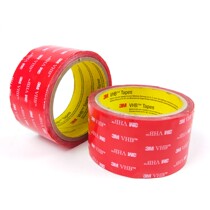 Original 3m 4905 transparent VHB strong double-sided tape 0 5MM thick red film