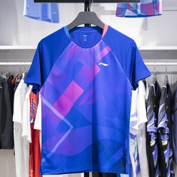 Li Ning Table Tennis Uniform National Team Same Style 2024 New Men's and Women's Quick-Drying Cool Competition Tops Aayu031