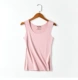 Fever nhung mùa thu và mùa đông dày cotton vest nữ cotton kích thước lớn không tay vest không có dấu vết đáy áo quần áo nữ