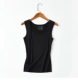 Fever nhung mùa thu và mùa đông dày cotton vest nữ cotton kích thước lớn không tay vest không có dấu vết đáy áo quần áo nữ