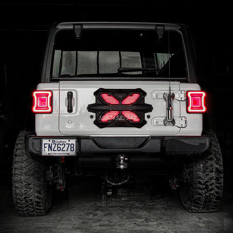 Tailgate sealing plate suitable for 07-21 shepherd retrofit tailgate with lamp tank 300 No spare tire license plate frame brake