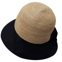 Ying Rui original ethnic style adjustable Lafite straw hat female leisure fisherman hat Joker literary retro sunshade hat