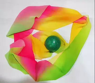 Hongfu Taiji soft ball Ribbon Ball long silk ball color silk ball long silk color silk beginner performance ribbon soft ball