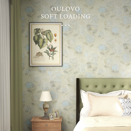 Euro Lelly US -стиль ретро стены ткань 2023 Новая гостиная спальня Dahua Новая китайская настенная ткань бесшовная целый дом