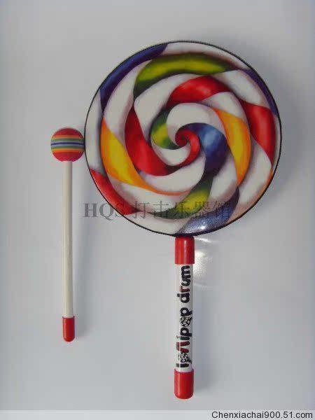 Dụng cụ Orff Dụng cụ bộ gõ Đồ chơi giáo dục mầm non Công cụ dạy học cho trẻ em Lollipop Drum Học sớm 0058 - Đồ chơi nhạc cụ cho trẻ em đàn piano cho bé 3 tuổi