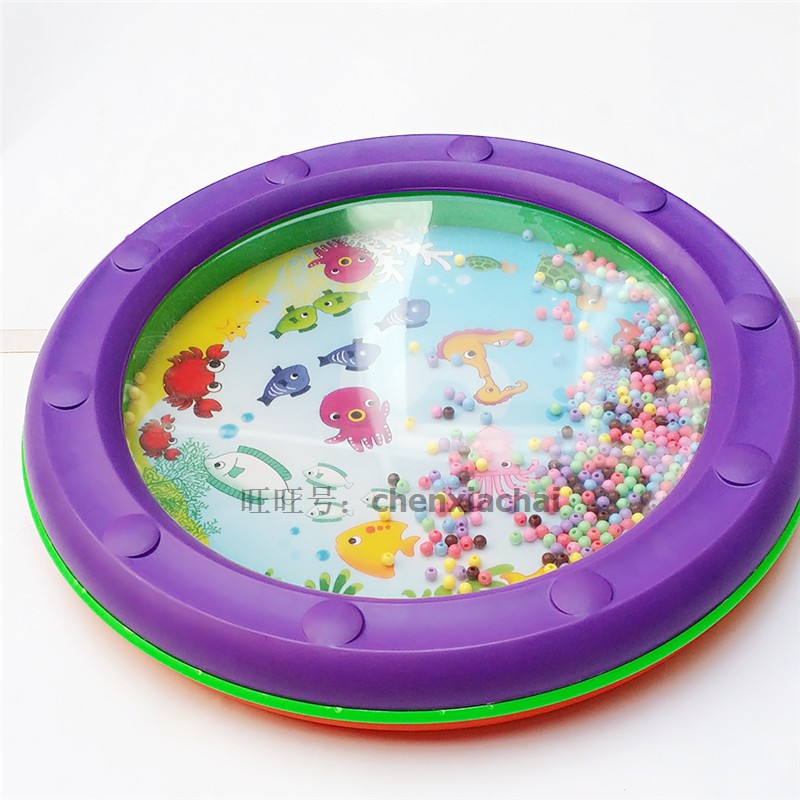 Nhạc cụ gõ Bộ dụng cụ Orff Đồ dùng dạy học cho trẻ em Đồ chơi giáo dục mầm non Trống sóng Trống trống biển 256 - Đồ chơi nhạc cụ cho trẻ em đàn điện tử cho bé