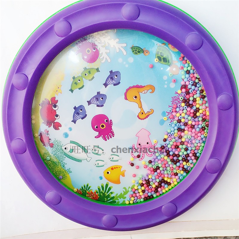 Nhạc cụ gõ Bộ dụng cụ Orff Đồ dùng dạy học cho trẻ em Đồ chơi giáo dục mầm non Trống sóng Trống trống biển 256 - Đồ chơi nhạc cụ cho trẻ em đàn điện tử cho bé