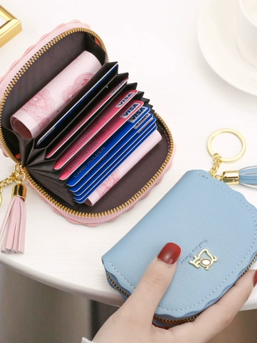 Картхолдер, ультратонкая сумка через плечо, маленькая антимагнитная вместительная и большая небольшая защитная сумка, свежий кошелек