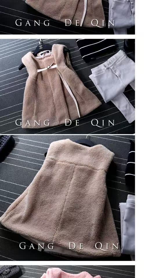 2016 mùa thu mới và mùa đông ngắn lông cừu áo khoác cỏ áo khoác nữ phiên bản Hàn Quốc của áo len lông thú giả áo khoác lông thú
